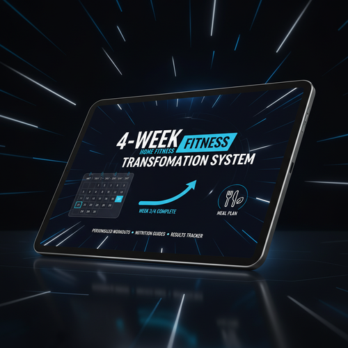 4-Week Home Fitness Transformation System – Digital Download